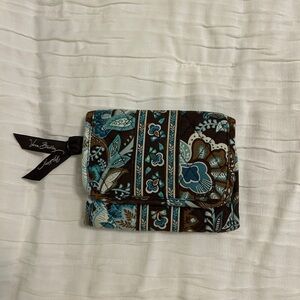 Vera Bradley Java Blue Wallet
